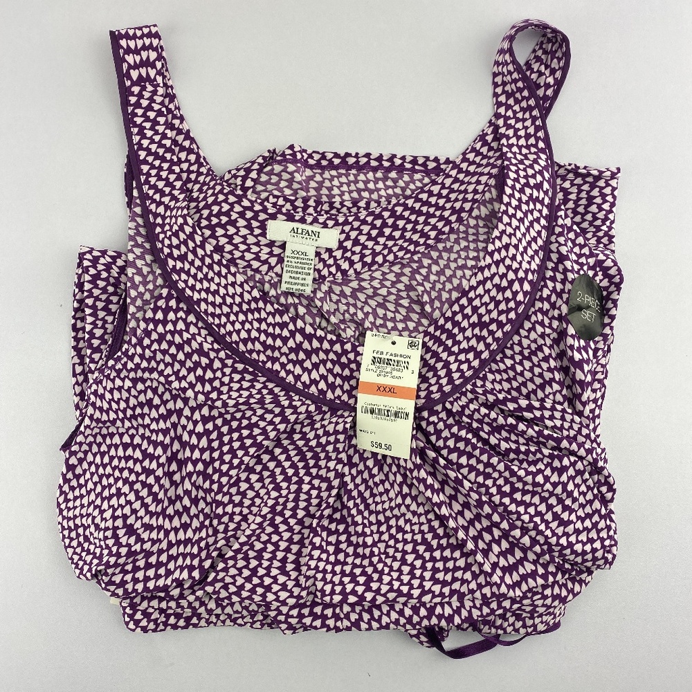 Alfani XXXL Pajama Set New Top and Pant 2 piece